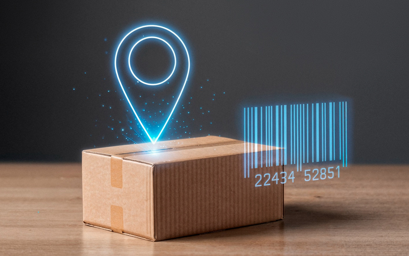 Asset map dashboard showing asset movement, QR scans, and audit trail​